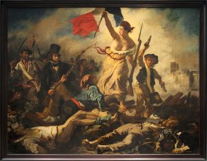 Eugène Delacroix, "Liberty Leading the People" (1830)